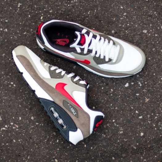 Nike air max 90 essential summit white/university red new arrivals