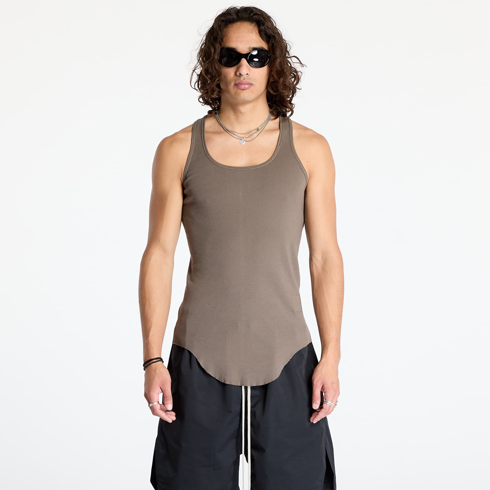 Tílka Rick Owens DRKSHDW Knit Drk Tank Top Dust