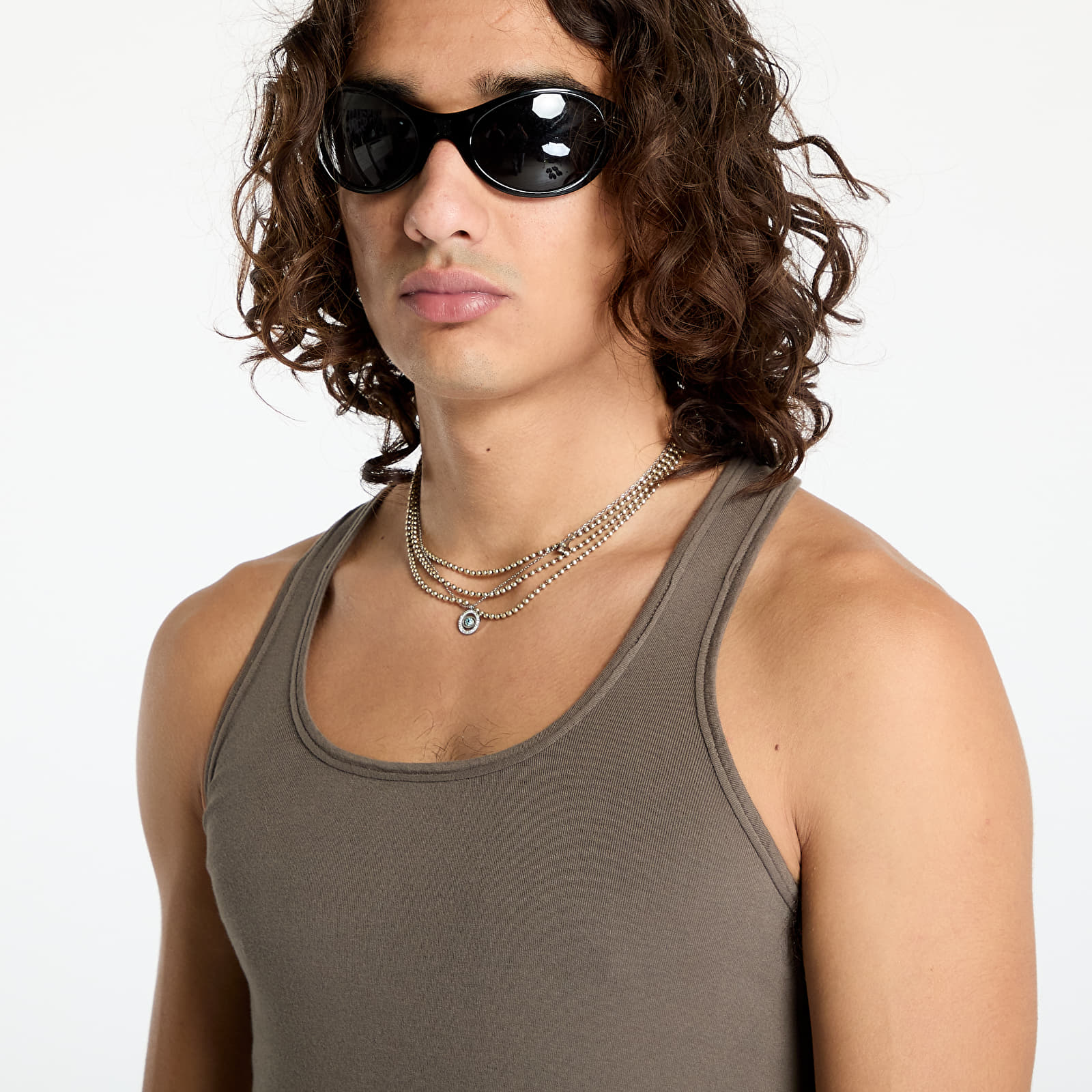 Tílka Rick Owens DRKSHDW Knit Drk Tank Top Dust