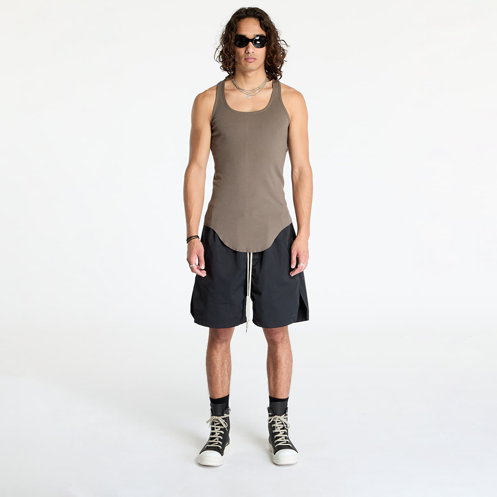 Tílka Rick Owens DRKSHDW Knit Drk Tank Top Dust