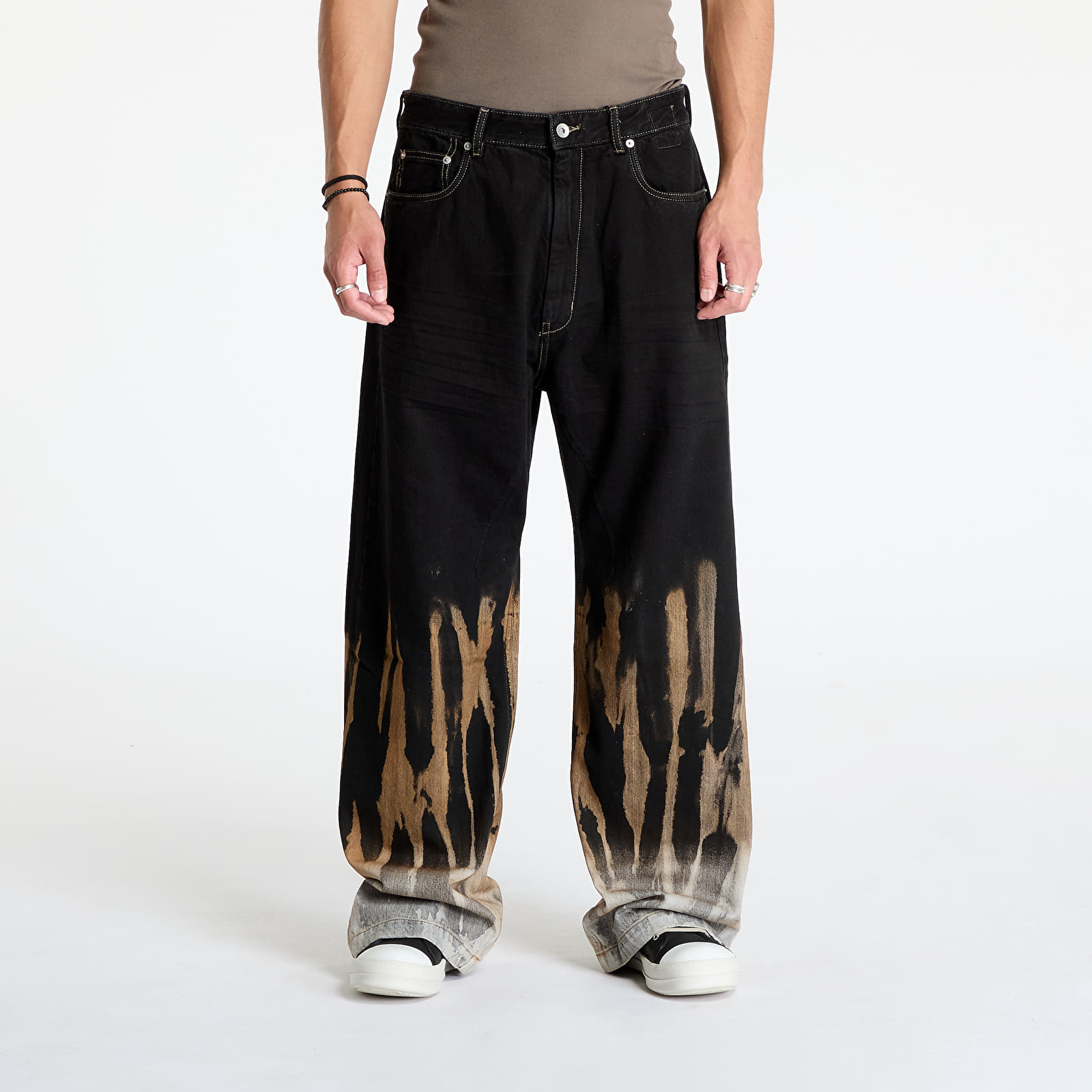 Jeans für Männer Rick Owens DRKSHDW Denim Geth Jeans Black/ Terra