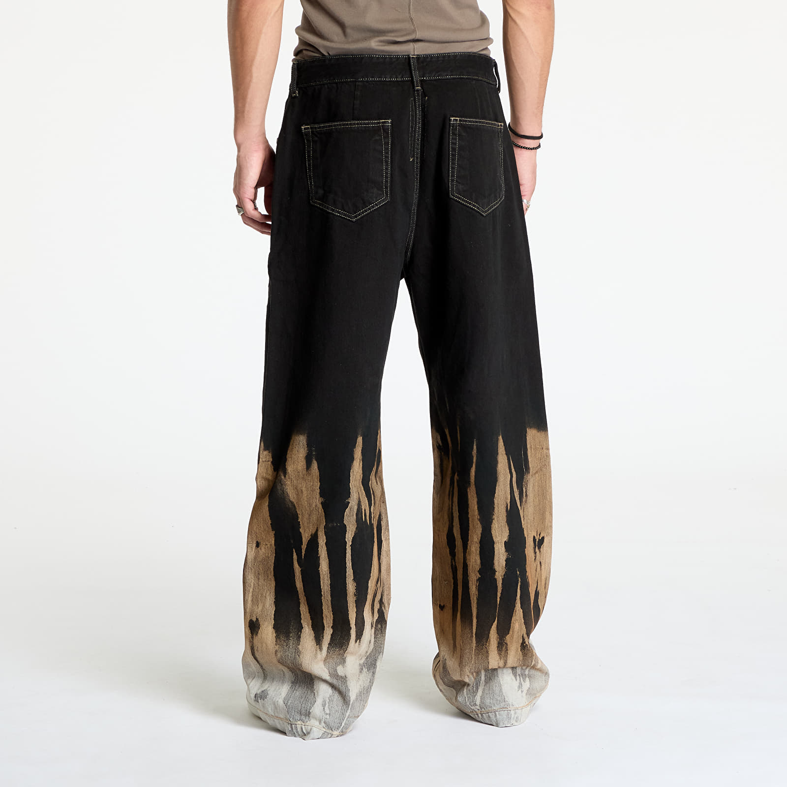 Jeans für Männer Rick Owens DRKSHDW Denim Geth Jeans Black/ Terra