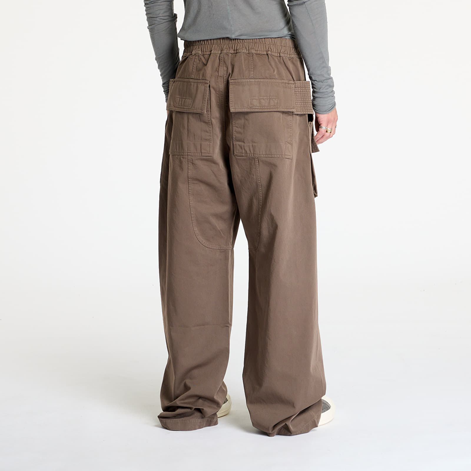 Pants and jeans Rick Owens DRKSHDW Woven Pants Creatch Cargo Wide Drawstring Pants Dust