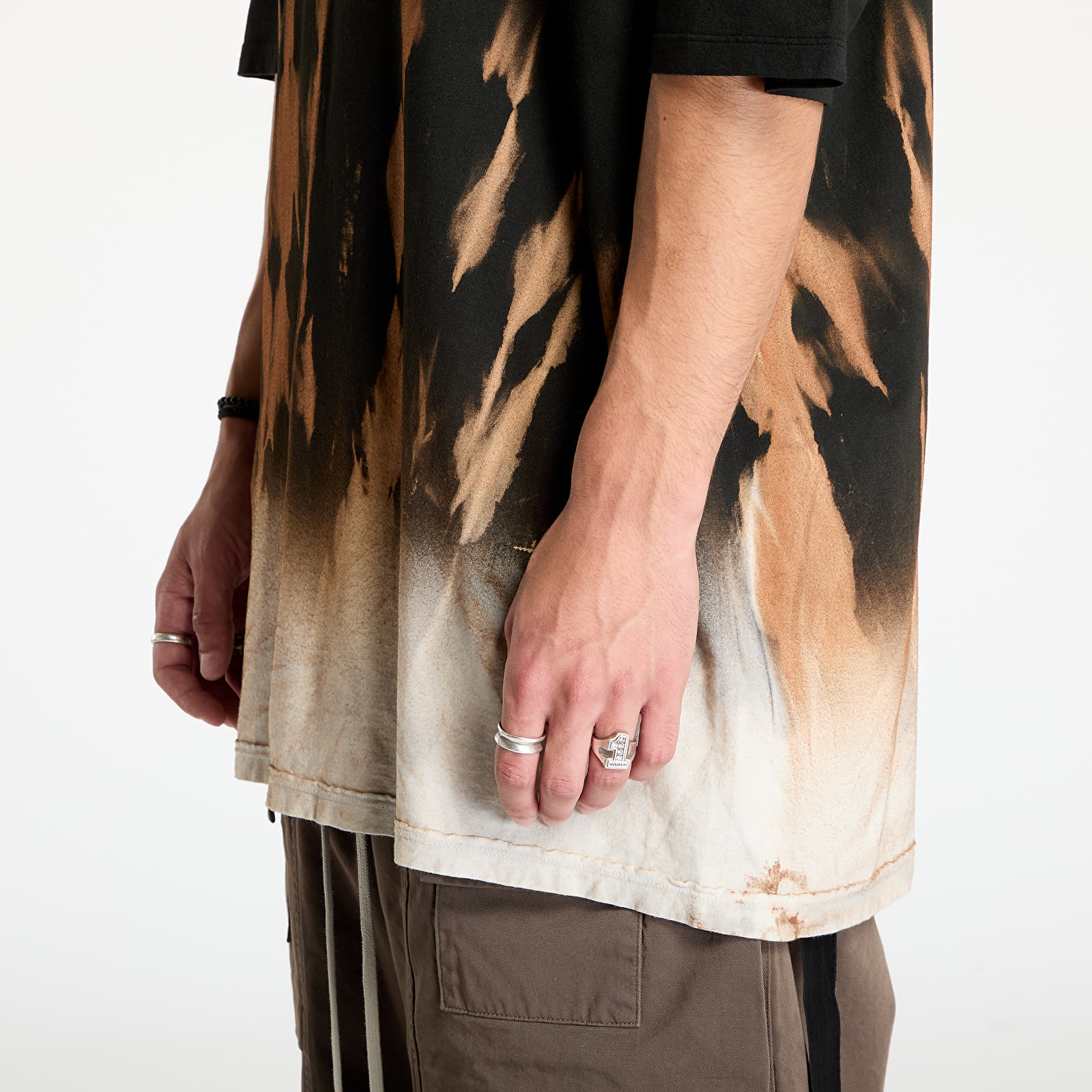 Trička Rick Owens DRKSHDW Knit - Jumbo Ss T-Shirt Black/ Terra