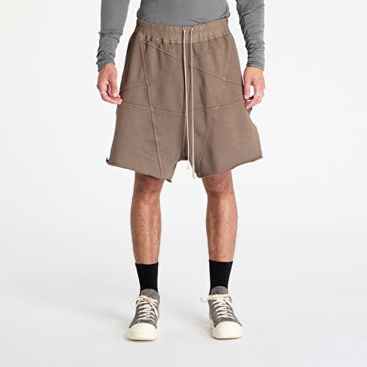 Korte broek Rick Owens DRKSHDW Knit Sweat  Jersey Trucker Cut Offs Shorts Dust