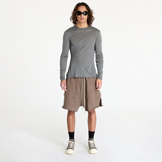 冬ギフト  Shorts Rick Owens DRKSHDW Knit Sweat Jersey Trucker Cut Offs パンツ