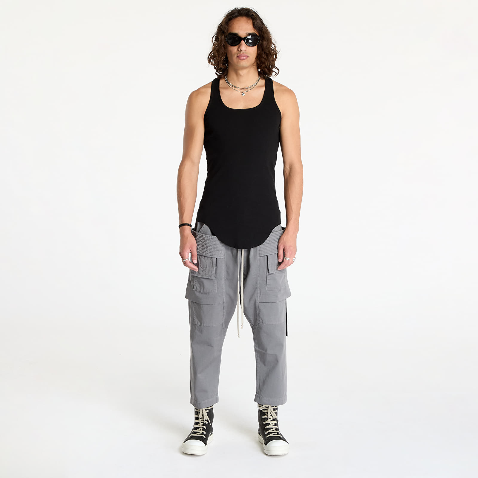 Vests Rick Owens DRKSHDW Knit Drk Tank Top Black