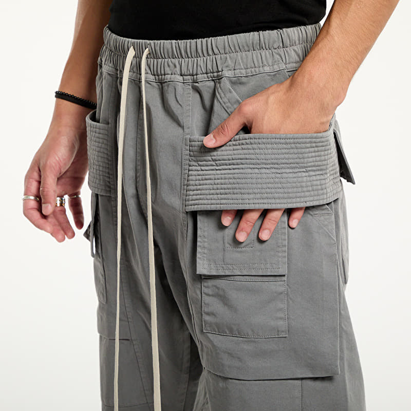 Pants Rick Owens DRKSHDW Woven Creatch Cargo Cropped Drawstring