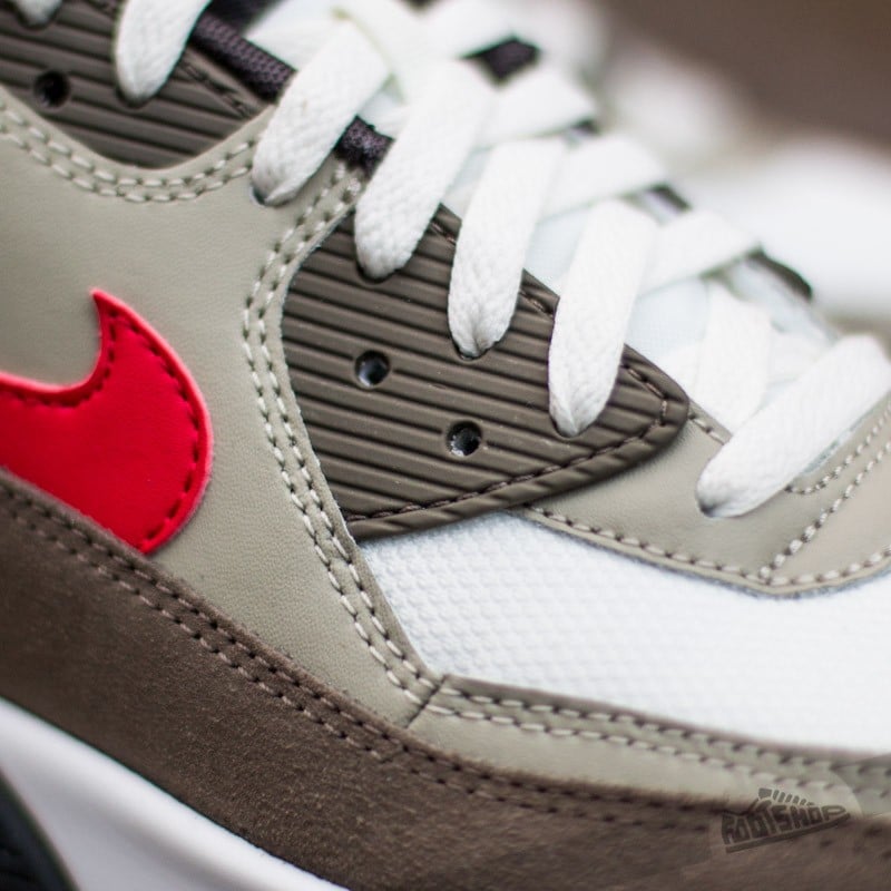 Zapatillas Hombre Nike Air Max 90 Essential Summit White/University Red