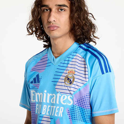 Jerseys adidas Real Madrid 24 25 Home Goalkeeper Jersey Semi Blue Burst Footshop