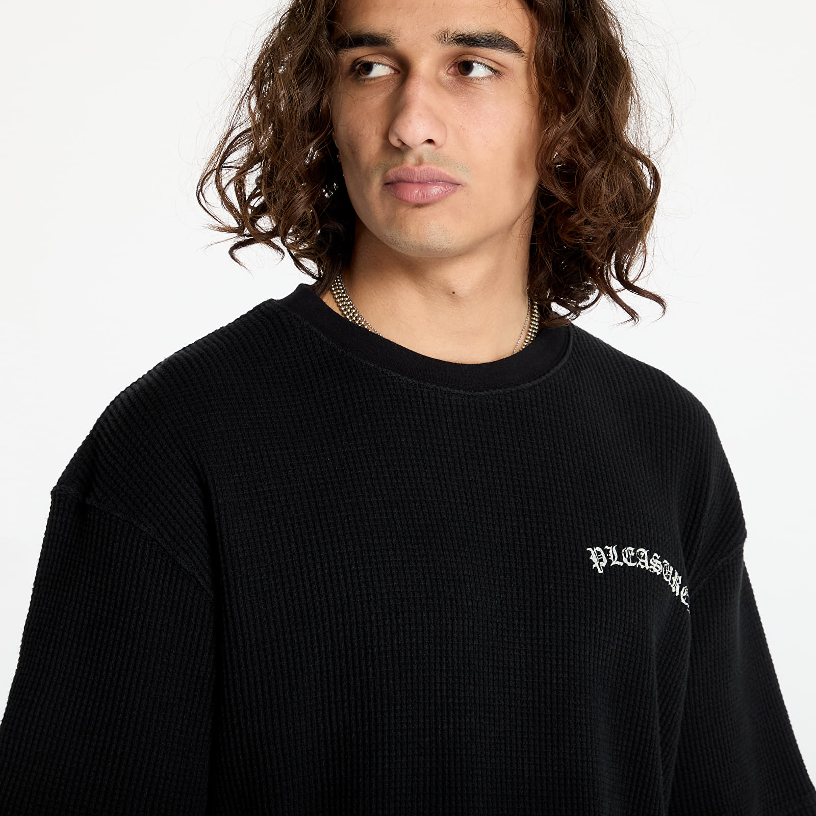 T-Shirts PLEASURES Neural Thermal T-Shirt Black