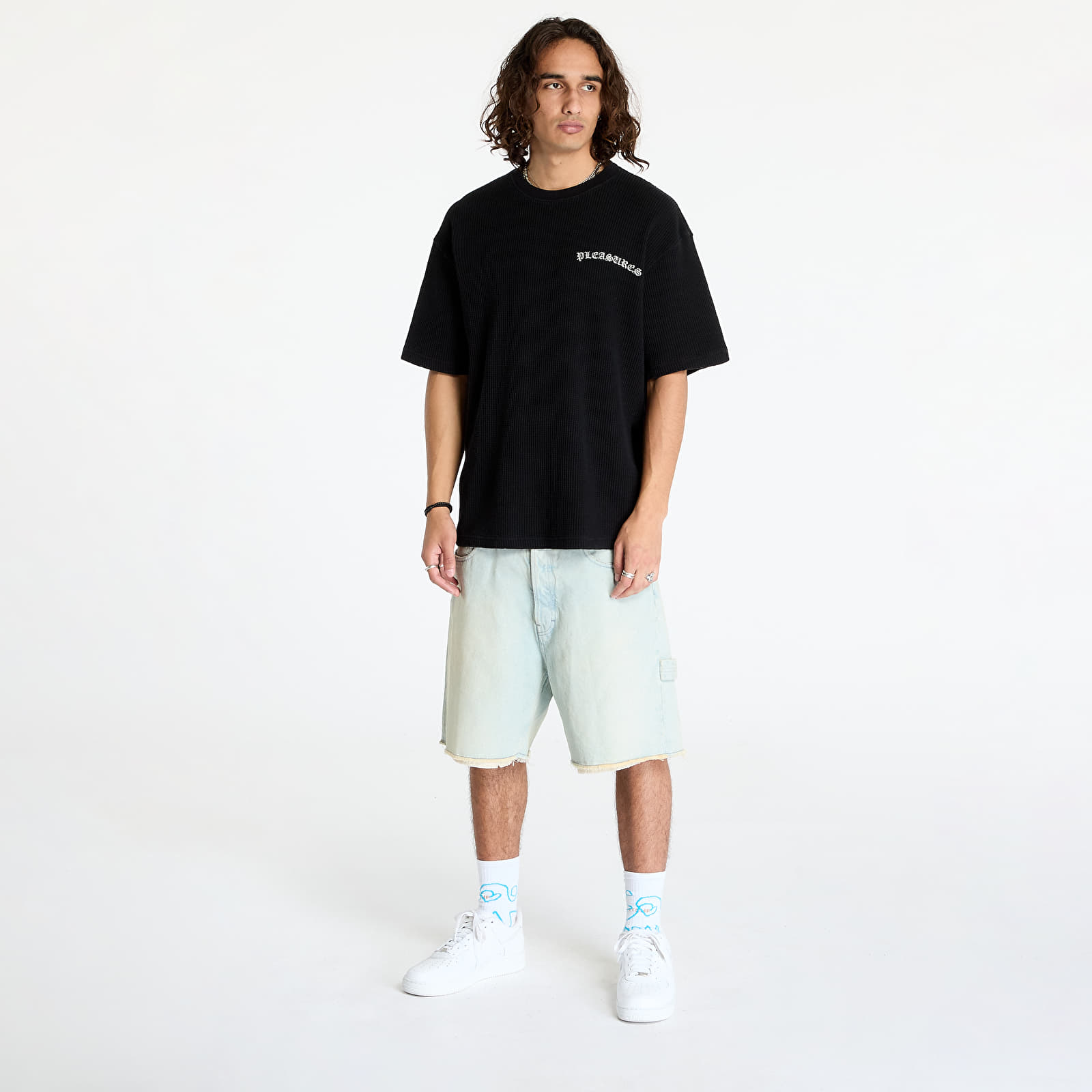 T-Shirts PLEASURES Neural Thermal T-Shirt Black