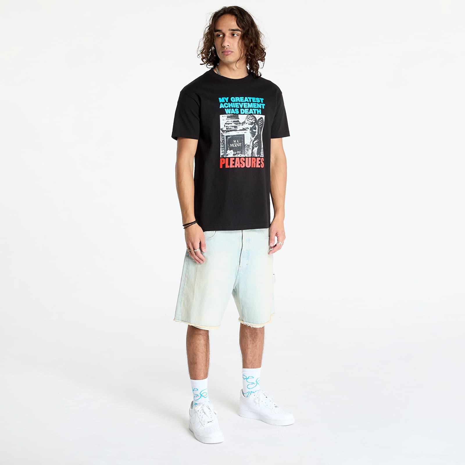 T-Shirts PLEASURES Wolfie T-Shirt Black