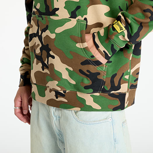 Felpe con cappuccio uomo DC x Thrasher Pullover Hoodie Army Camo Footshop