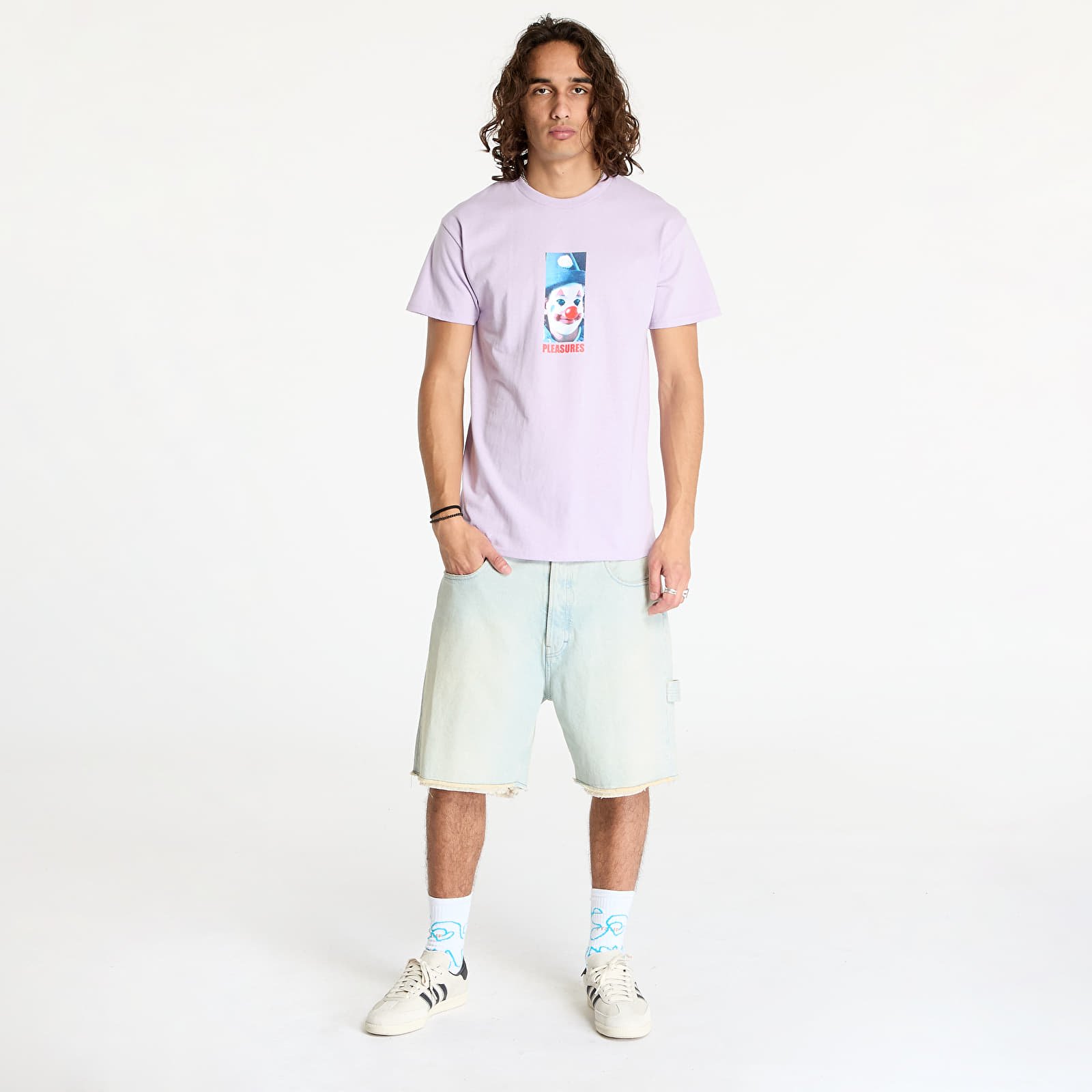 T-Shirts PLEASURES Clown T-Shirt Orchid