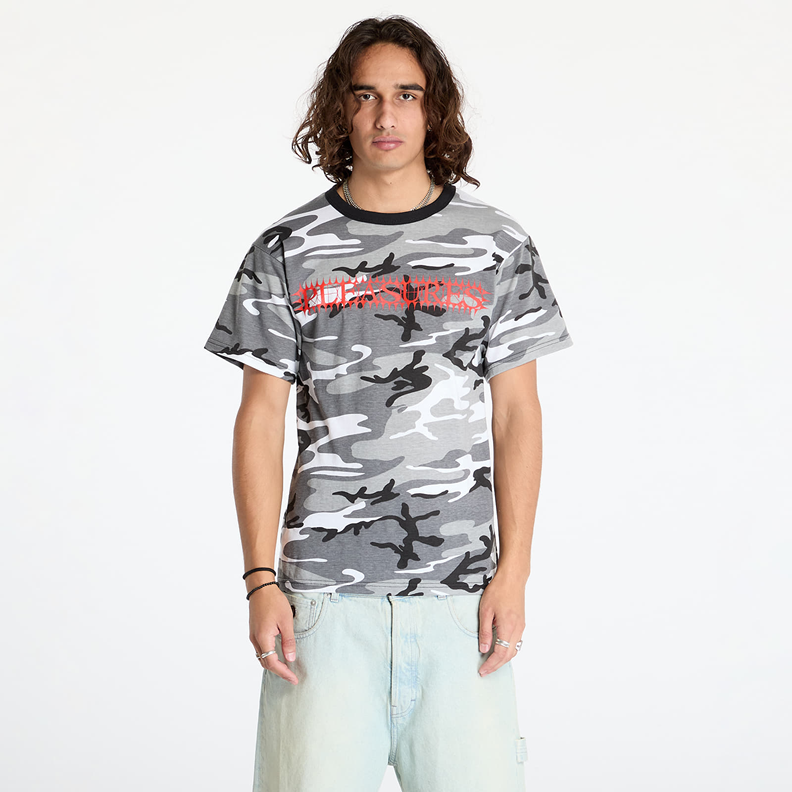 T-Shirts PLEASURES Spike T-Shirt Camo