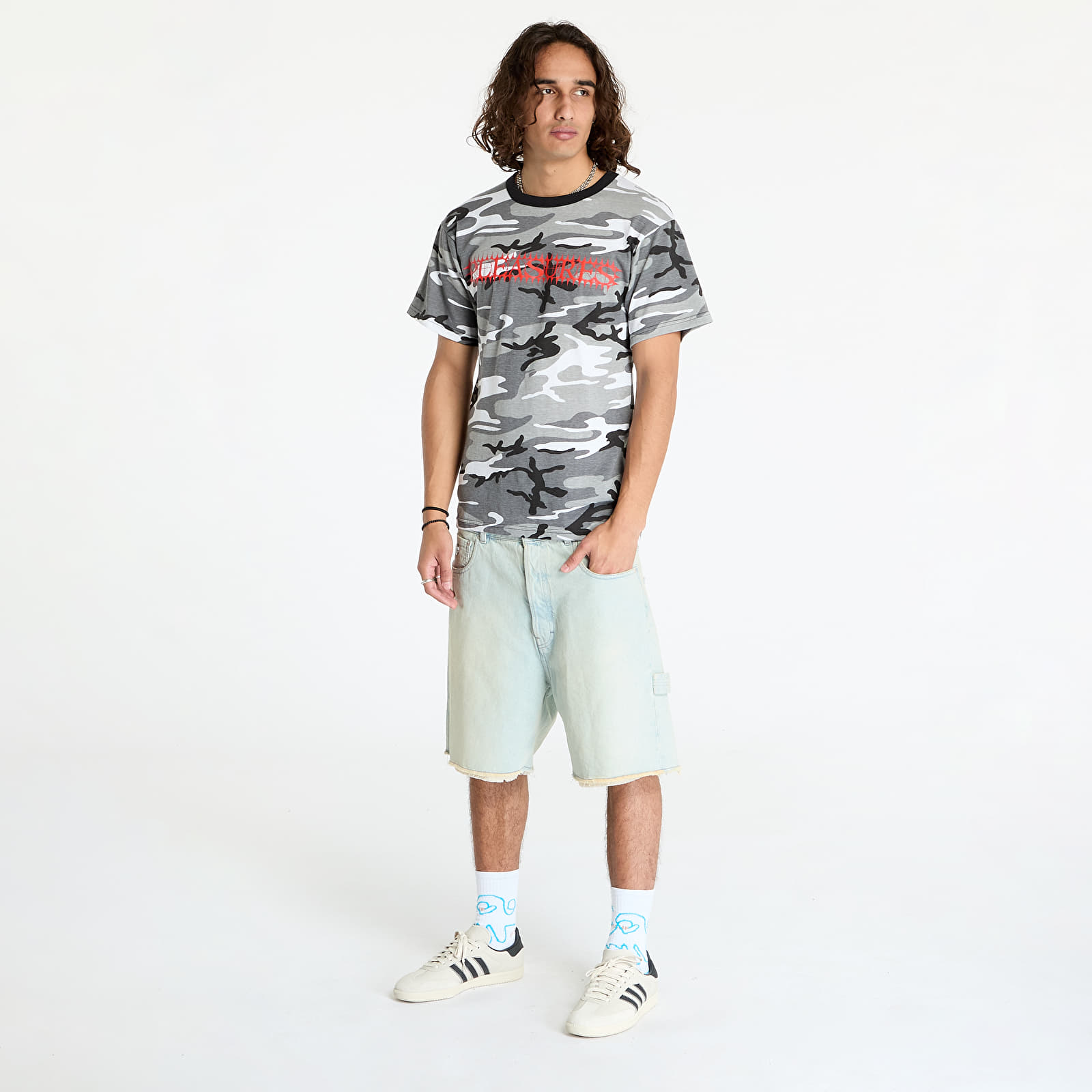 T-Shirts PLEASURES Spike T-Shirt Camo