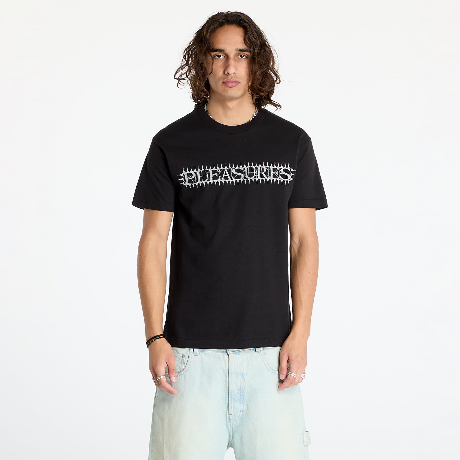 T-Shirts PLEASURES Spike T-Shirt Black
