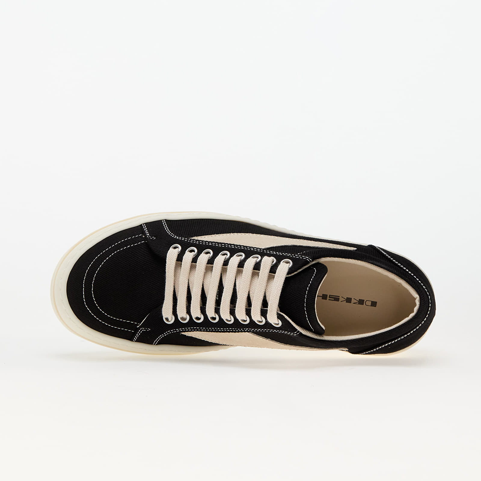 Zapatillas Hombre Rick Owens DRKSHDW Denim Shoes Black/ Milk/ Milk