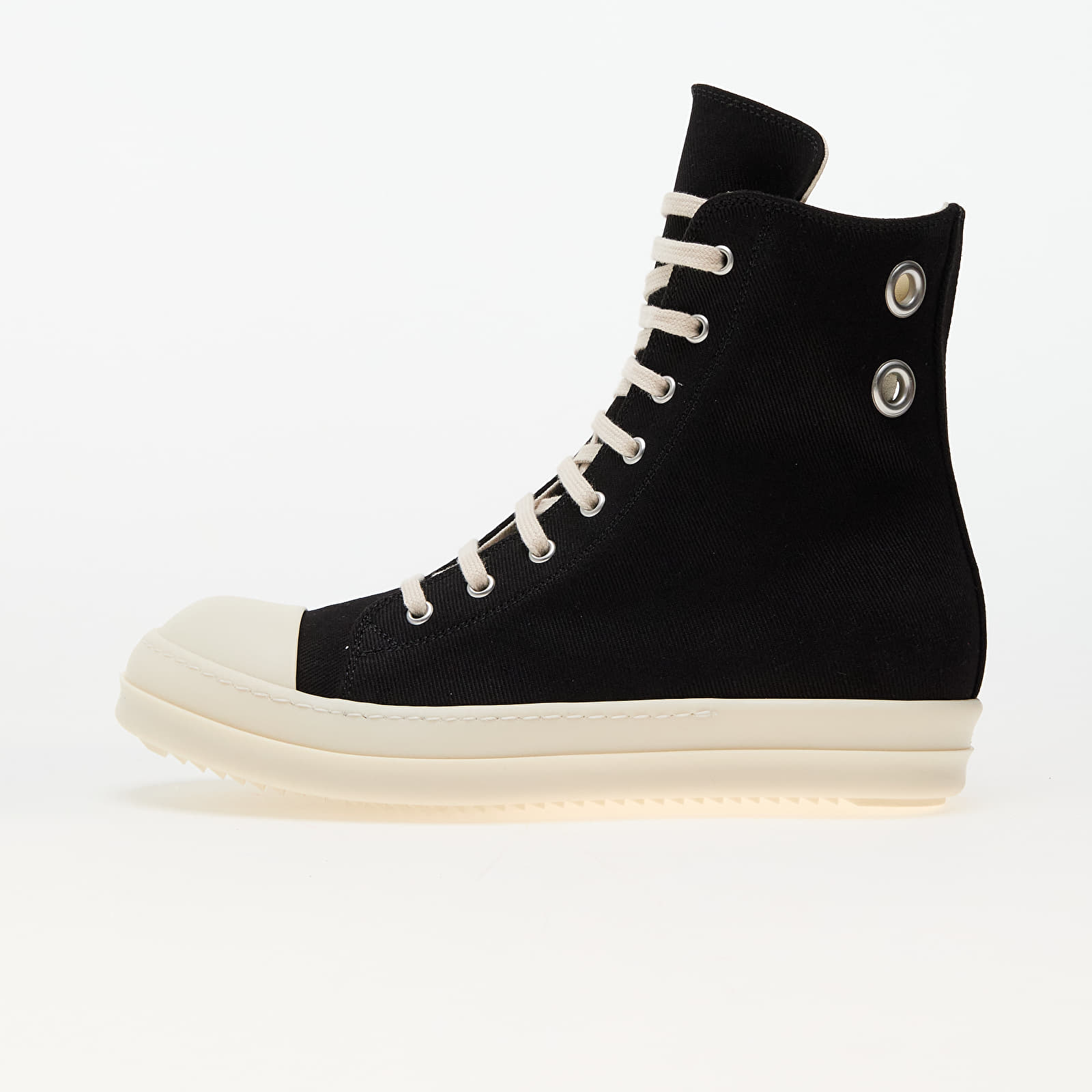 Buty męskie Rick Owens DRKSHDW Denim Shoes Black/ Milk/ Milk