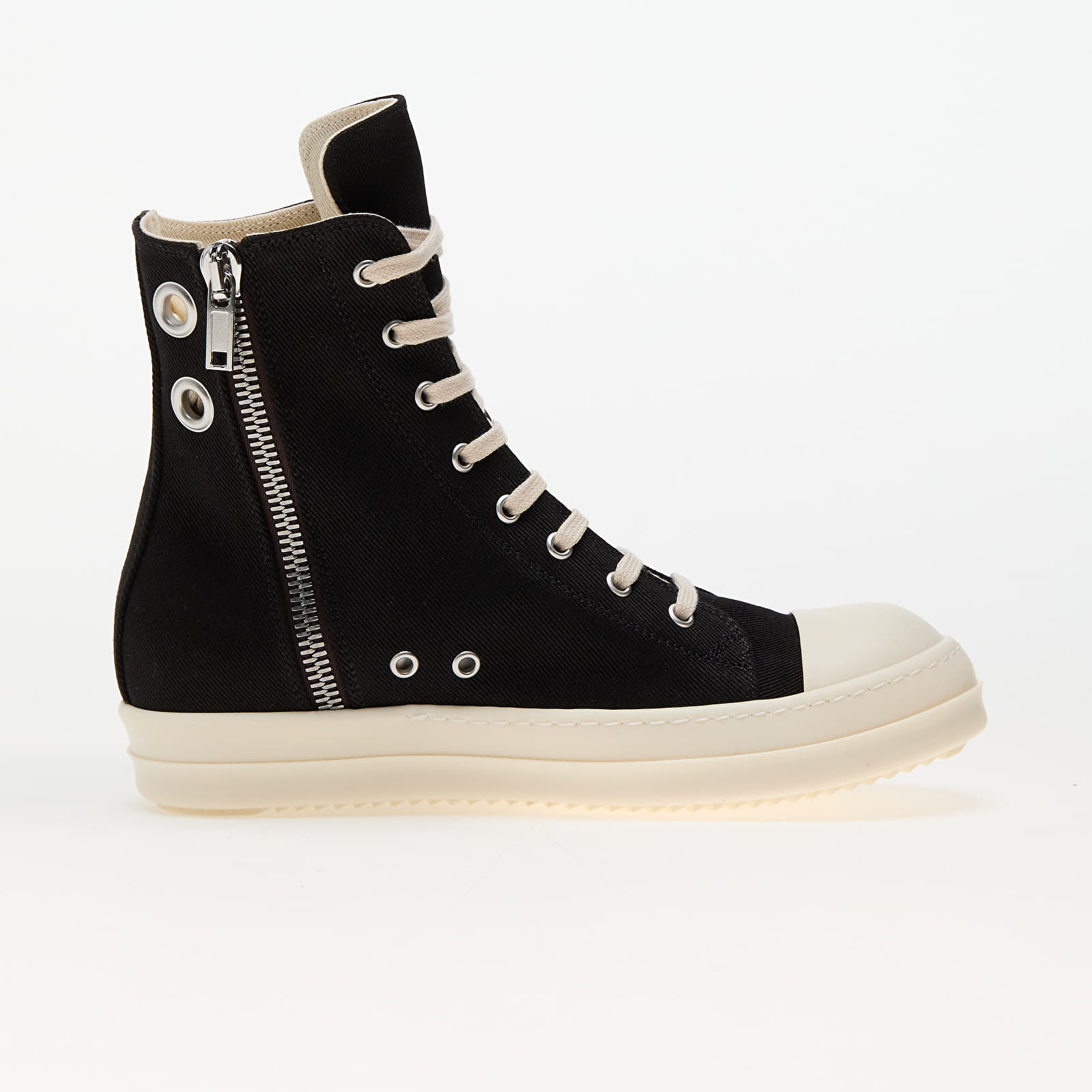 Buty męskie Rick Owens DRKSHDW Denim Shoes Black/ Milk/ Milk
