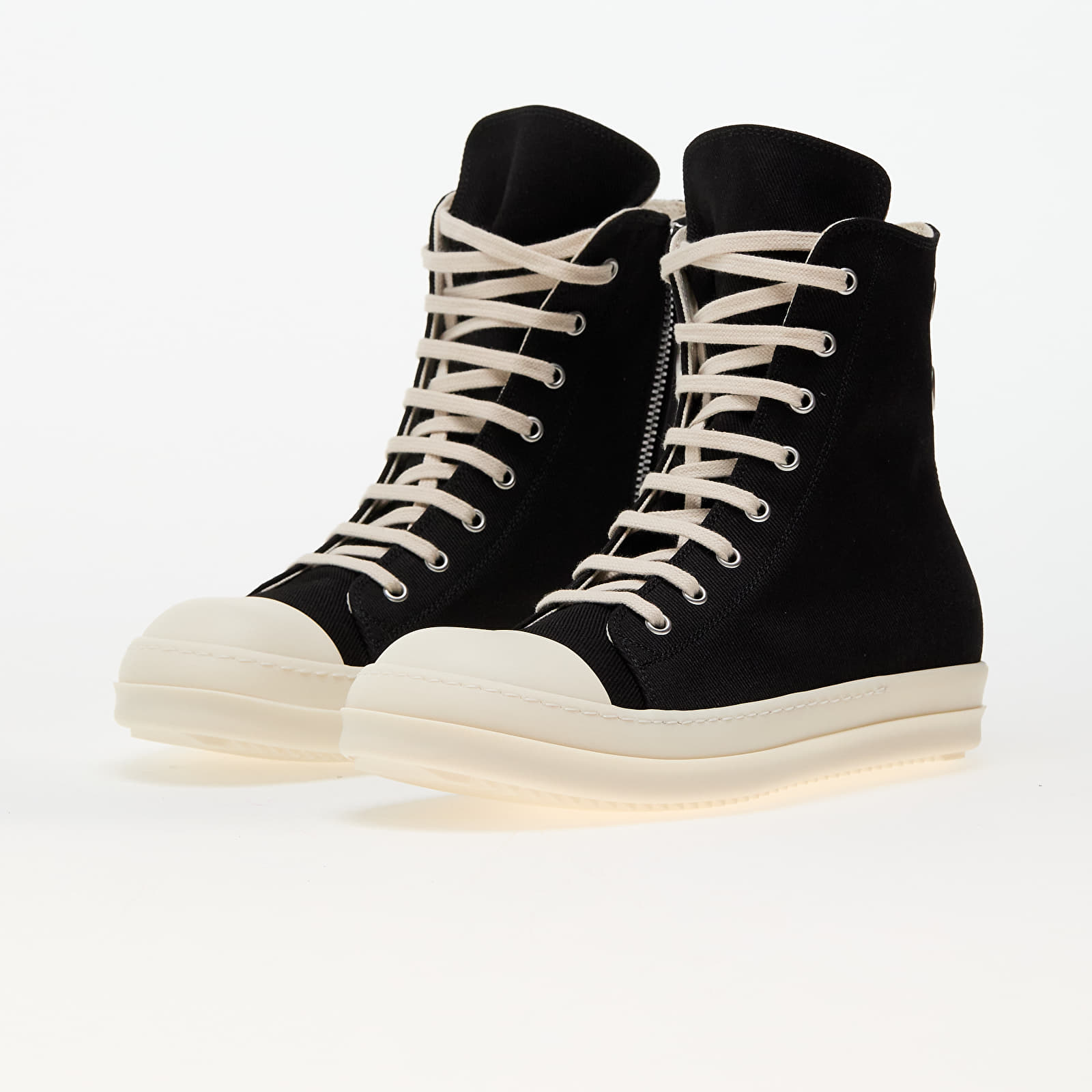 Buty męskie Rick Owens DRKSHDW Denim Shoes Black/ Milk/ Milk
