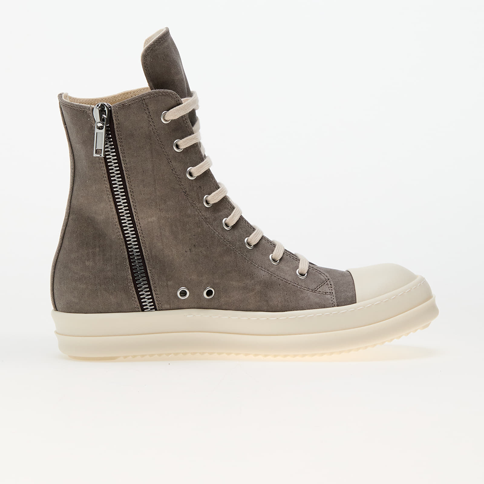 Men's shoes Rick Owens DRKSHDW Denim Shoes Dust/ Milk/ Milk