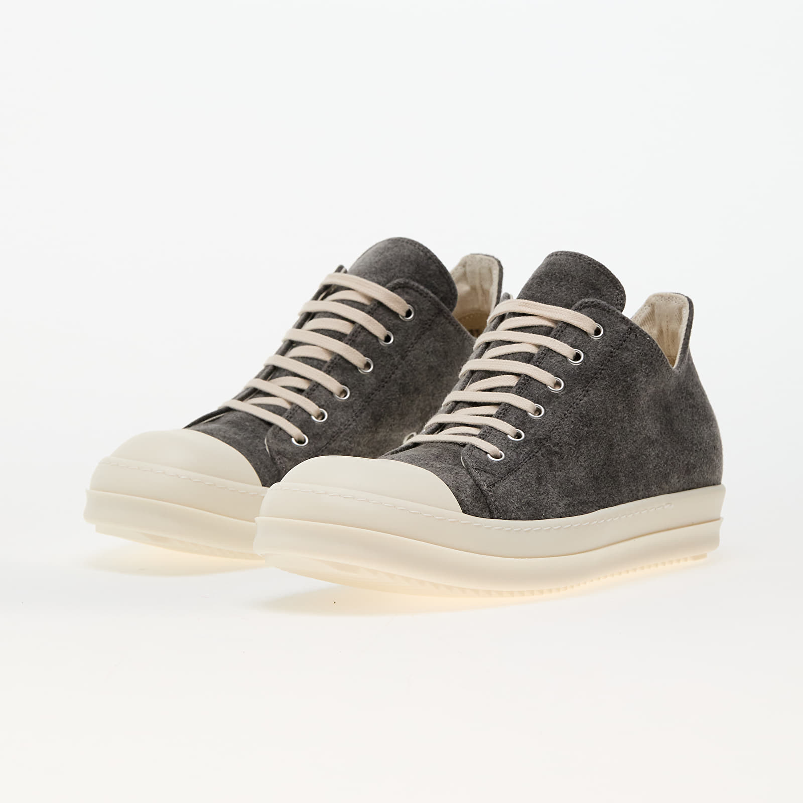 Zapatillas Hombre Rick Owens DRKSHDW Woven Shoes - Low Sneaks Dust/ Milk/ Milk