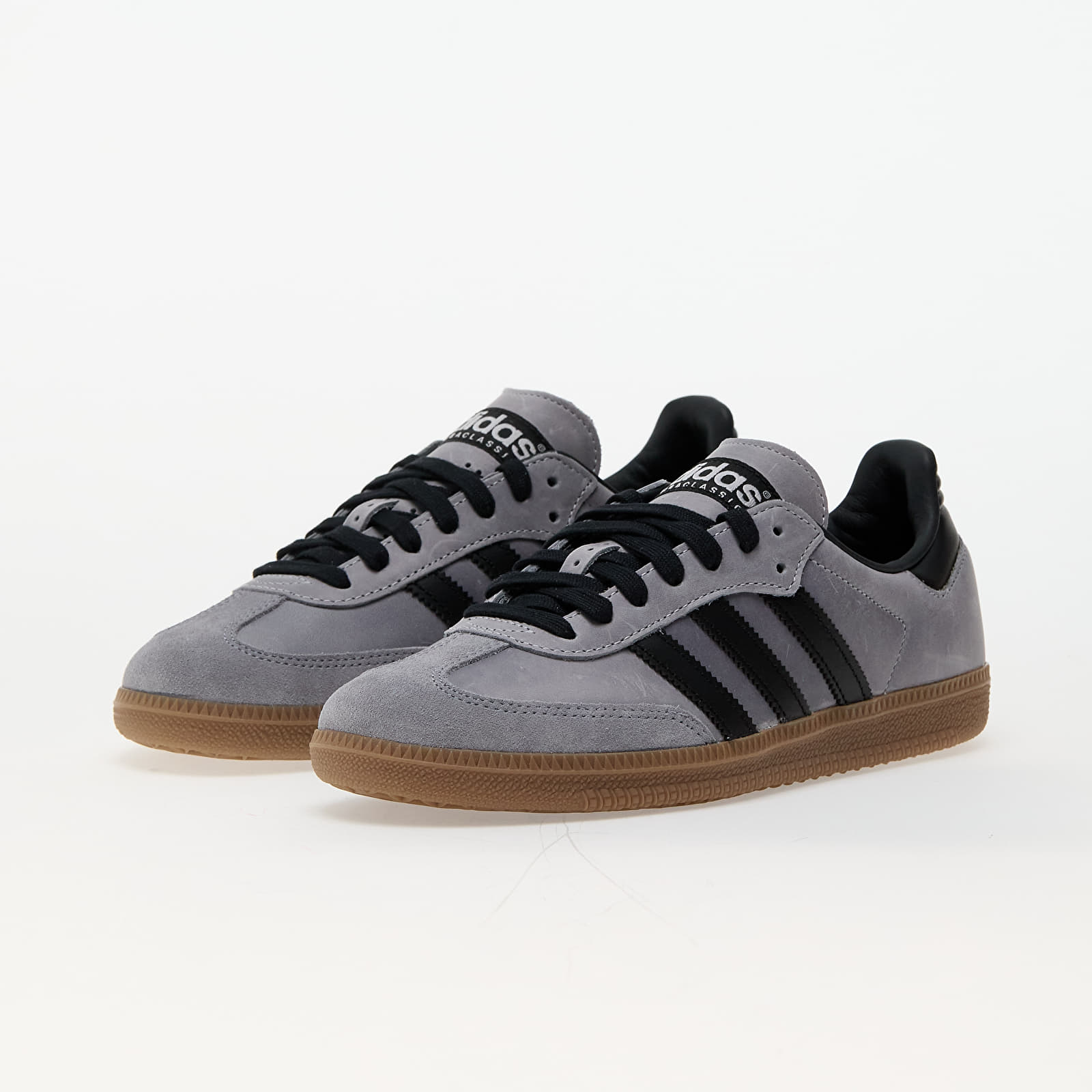 Scarpe uomo adidas Samba Og Halo Silver/ Coreblack/ Brown Desert