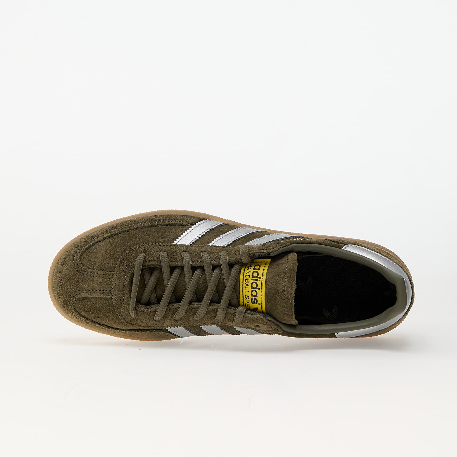 Férfi cipők adidas Handball Spezial Olive Strata S23/ Silver Metallic/ Super Yellow