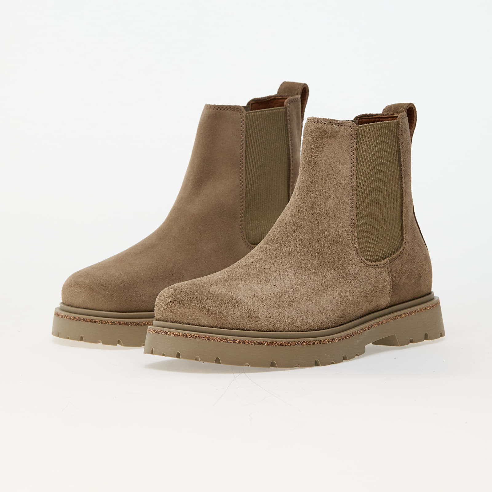 Férfi cipők Birkenstock Highwood Slip On Mid W Leather Velvet Taupe