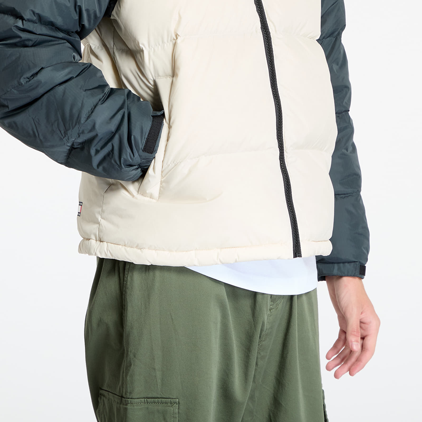 Jackets Tommy Jeans Alaska Colorblock Puffer Jacket Beige