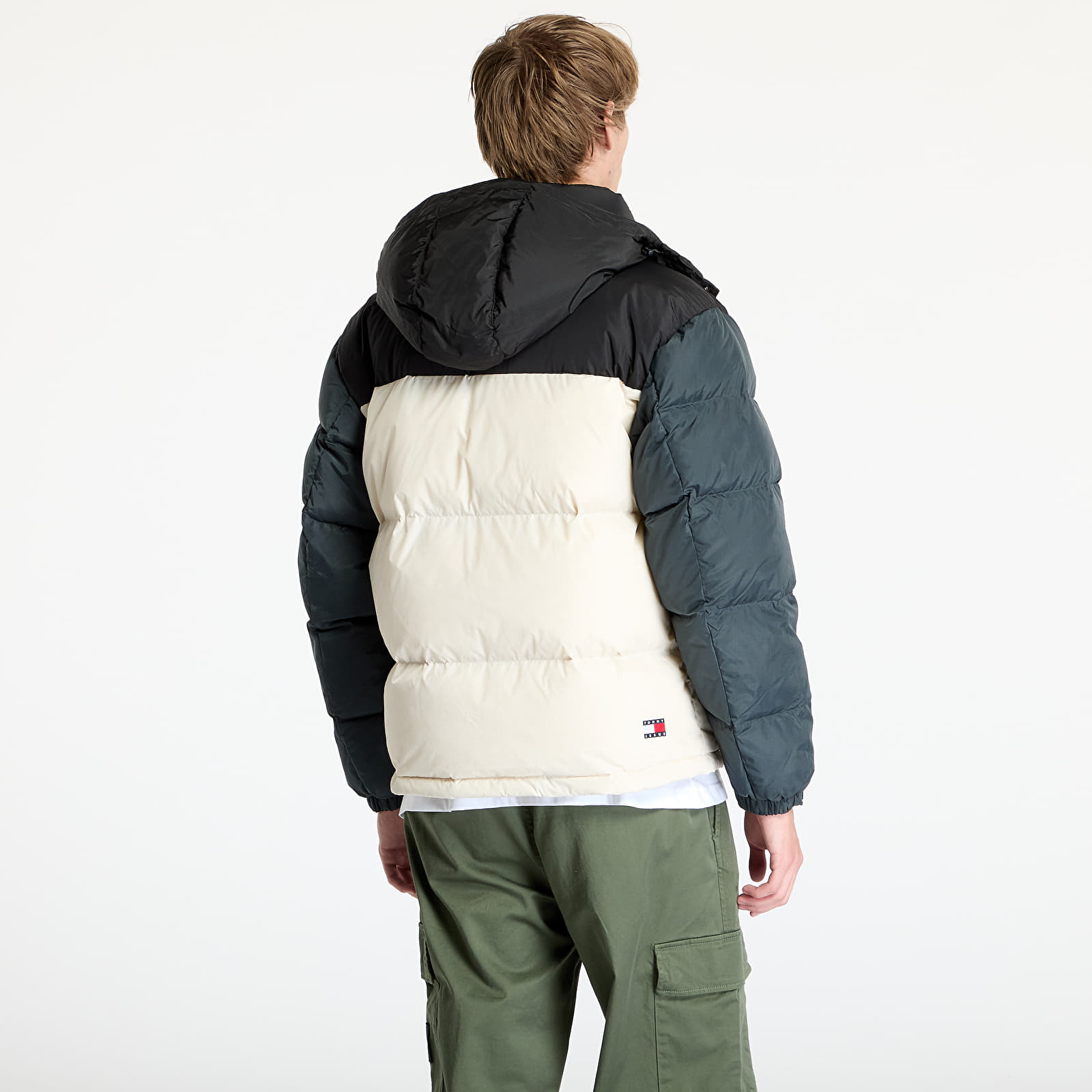 Jackets Tommy Jeans Alaska Colorblock Puffer Jacket Beige