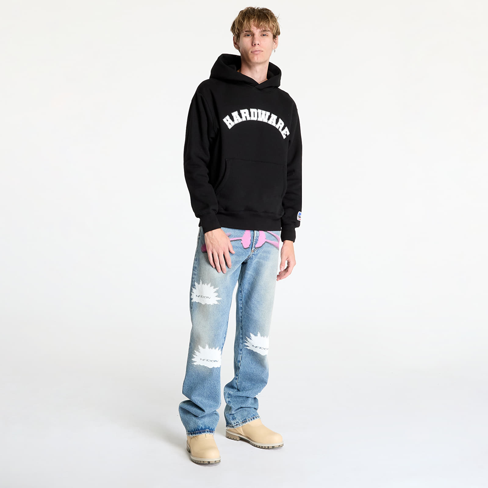 Худі та реглани PLEASURES Hardware Hoodie Black