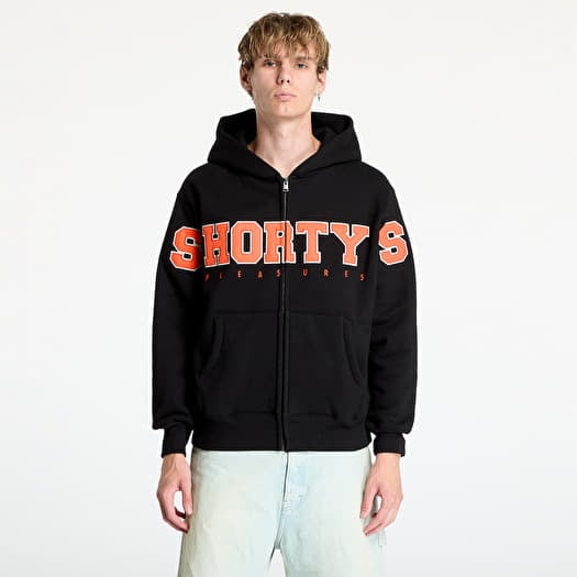 Mikina PLEASURES Wave Zip Hoodie Black