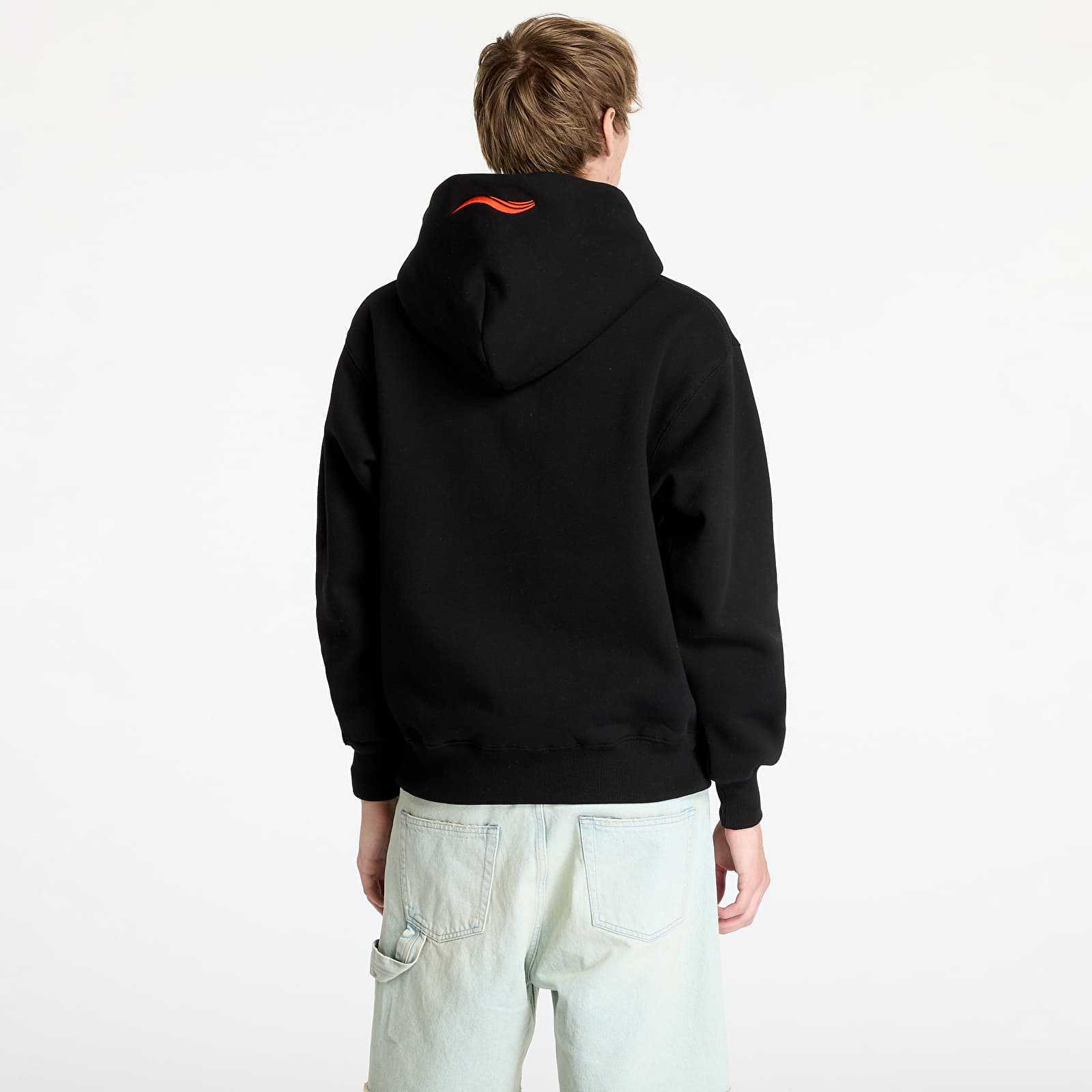 Sudaderas PLEASURES Wave Zip Hoodie Black