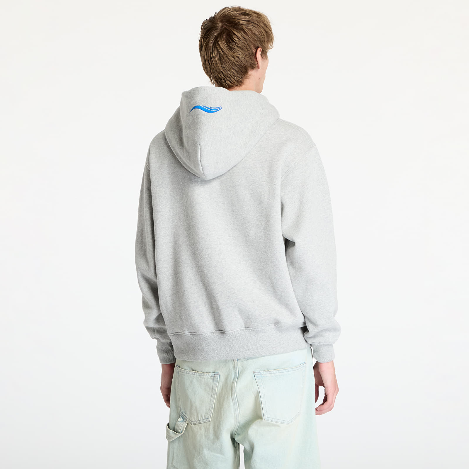 Hoodies and sweatshirts PLEASURES Wave Zip Hoodie Heather Grey | Footshop