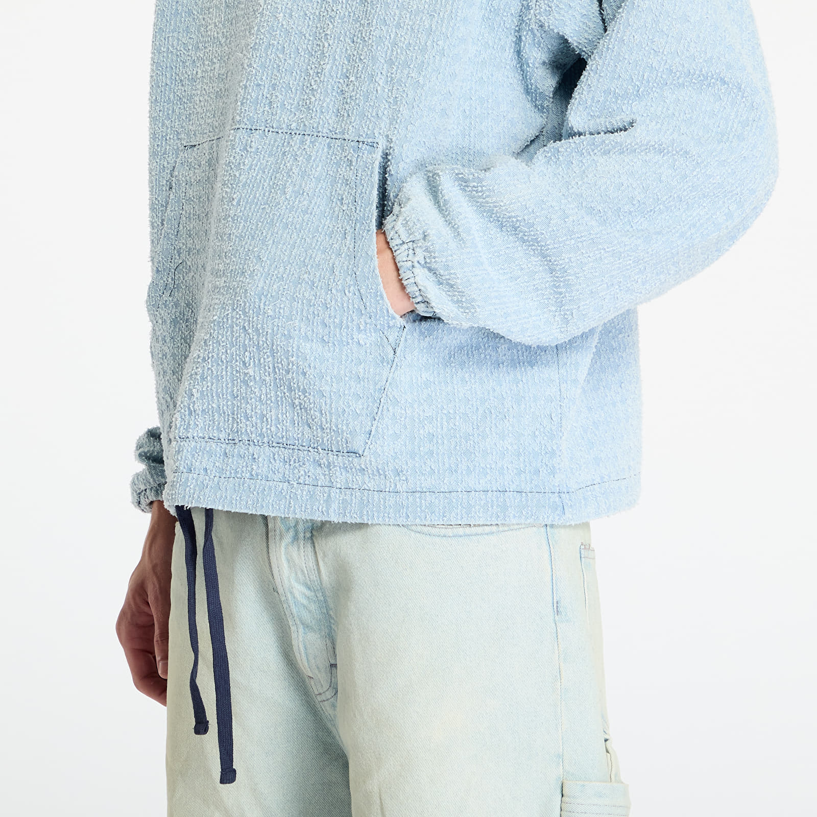 Kapuutsikud ja kampsunid PLEASURES Expand Poncho Hoodie Blue