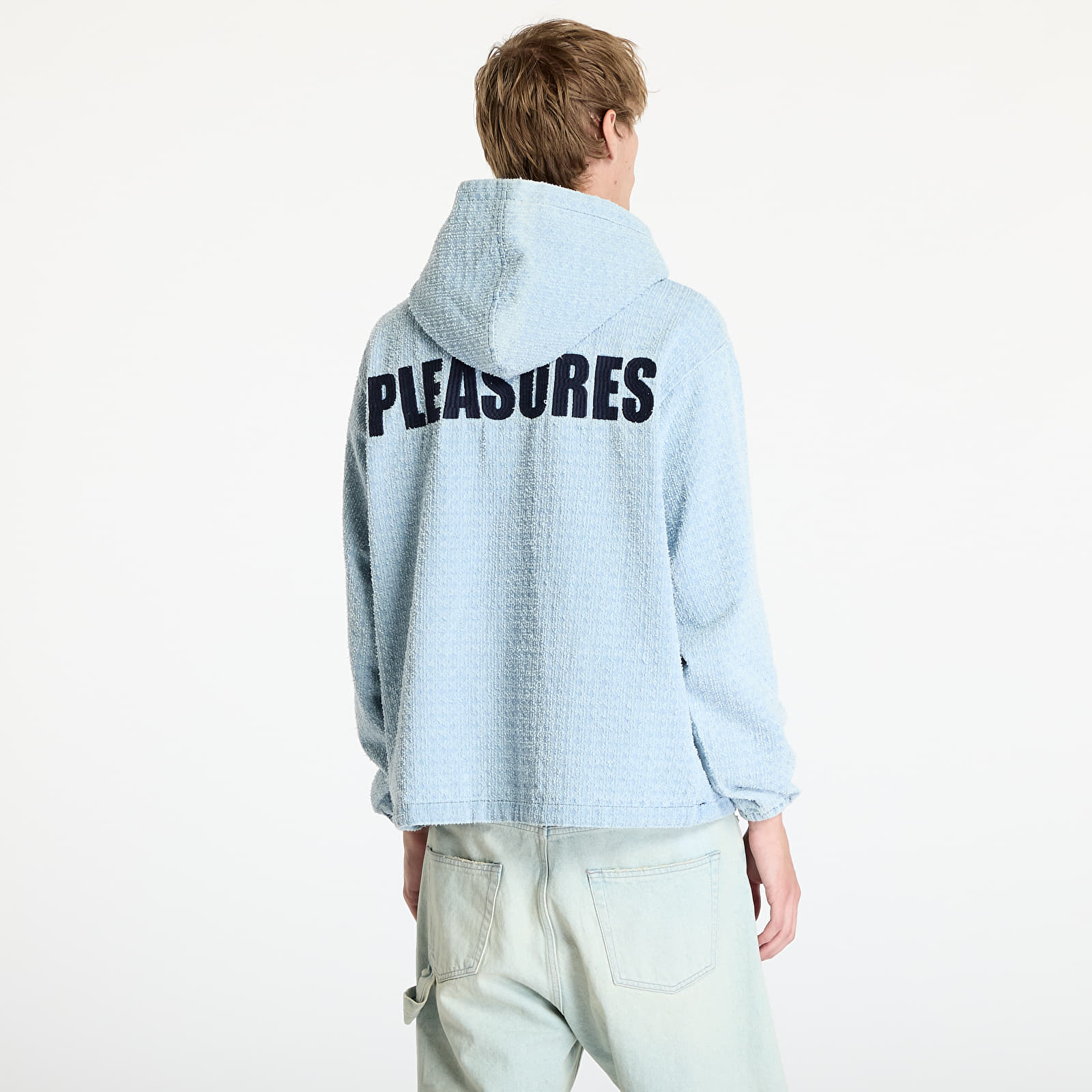 Kapuutsikud ja kampsunid PLEASURES Expand Poncho Hoodie Blue