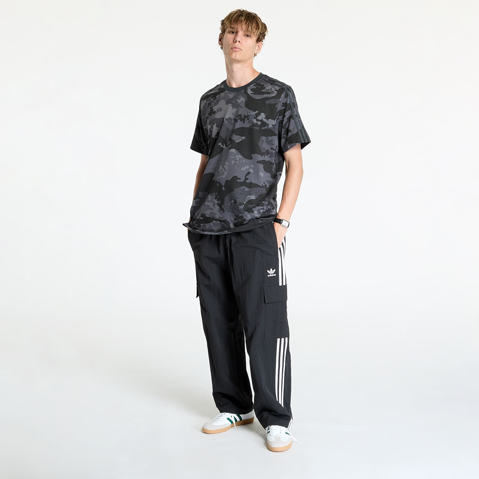Marškinėliai adidas Camo Aop Tee Carbon