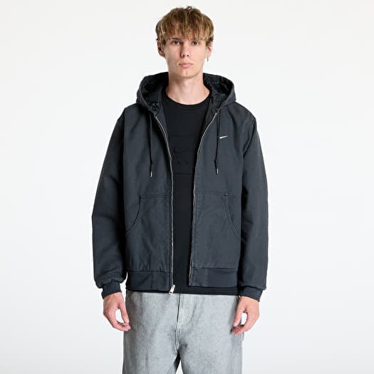 Jackets Nike Life Men s Padded Hooded Jacket Off Noir White Footshop