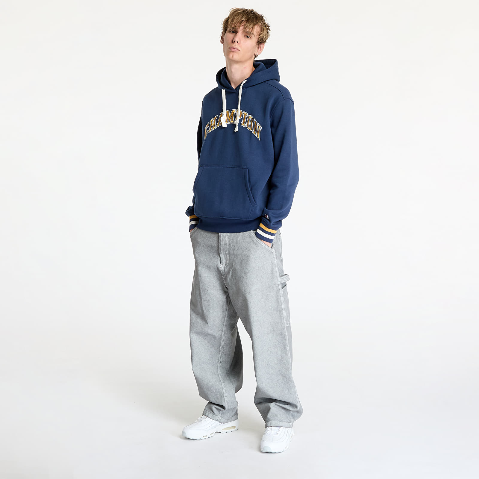 Mikiny Champion Hooded Sweatshirt Navy