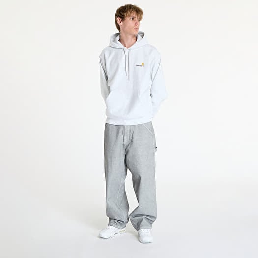 Hoodies and sweatshirts Carhartt WIP Hooded American Script Sweat Ash Heather Footshop