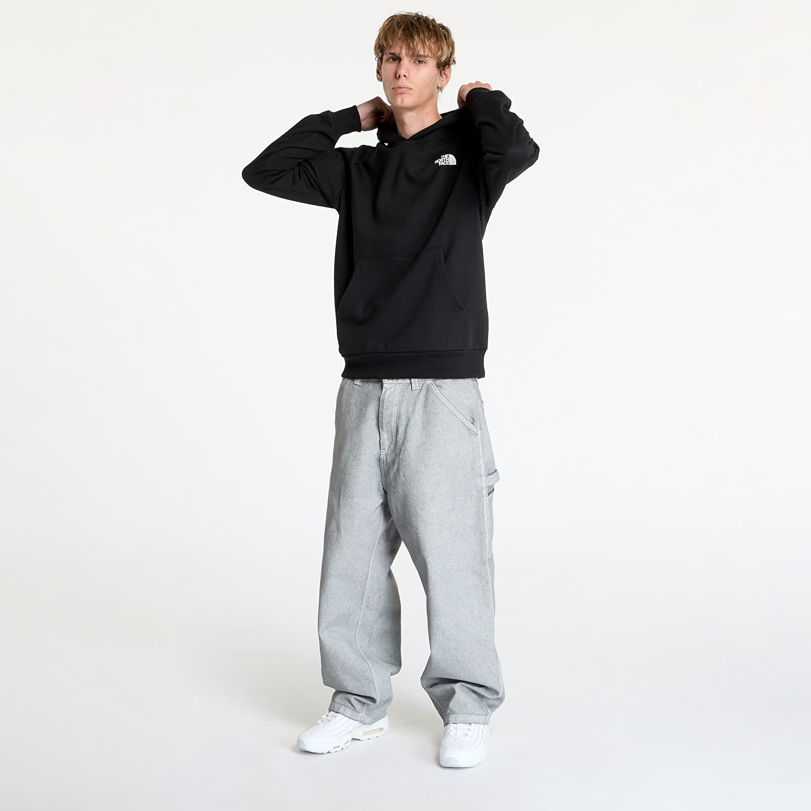 Sweatshirts The North Face Raglan Red Box Hoodie Black