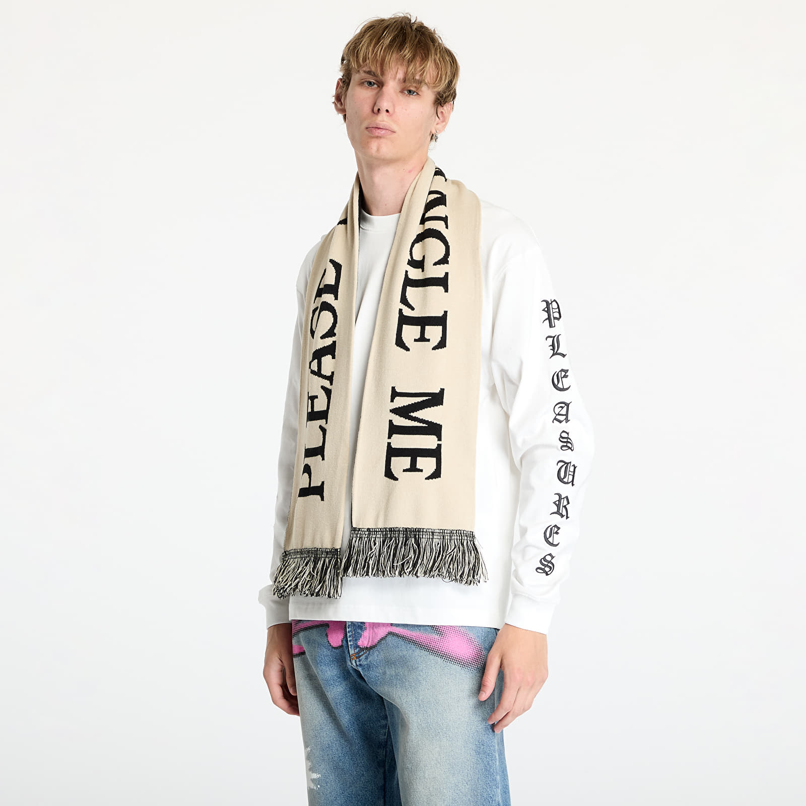 Шалове PLEASURES Impact Scarf Black