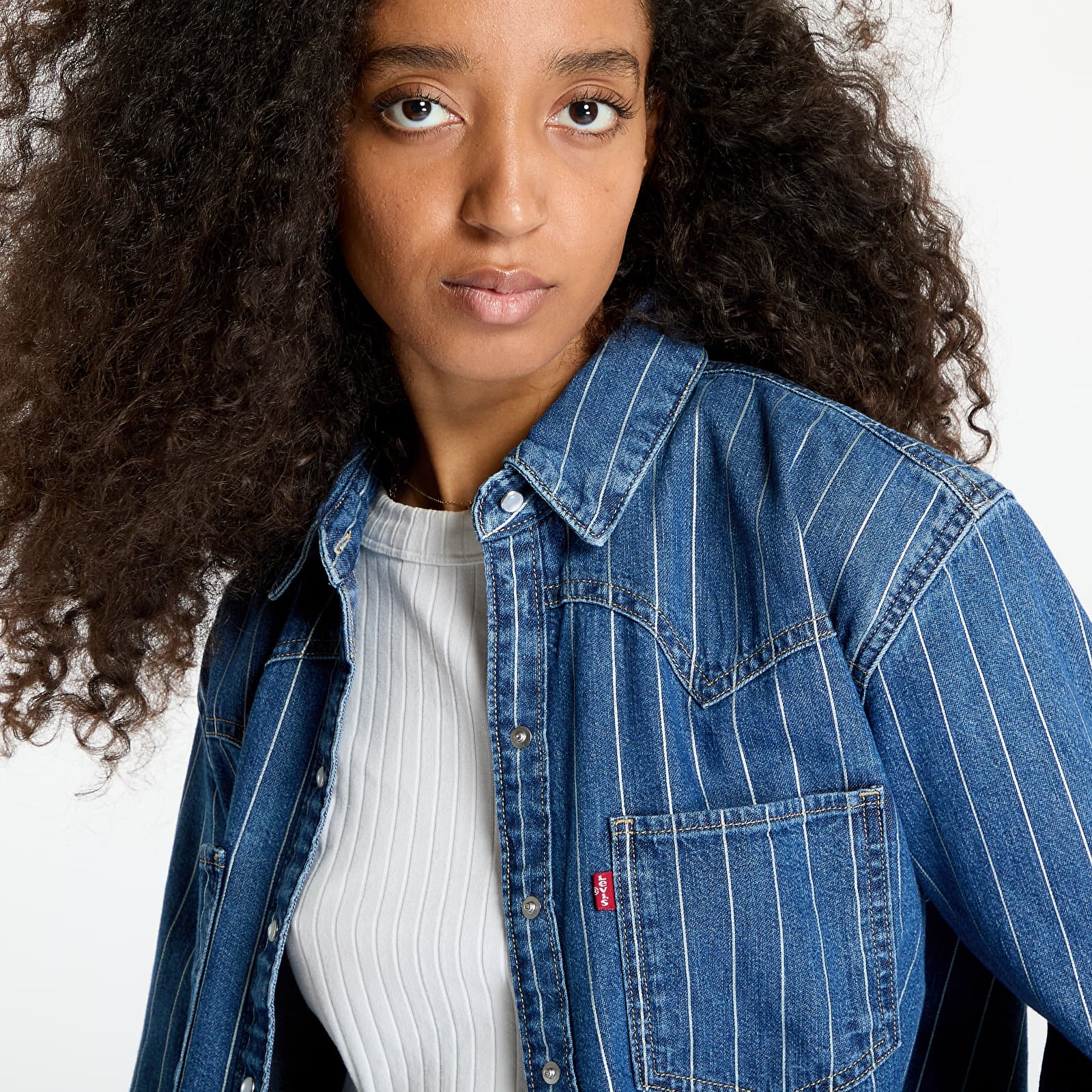 Dámske košele Levi's® Teodora Western Shirt Blue