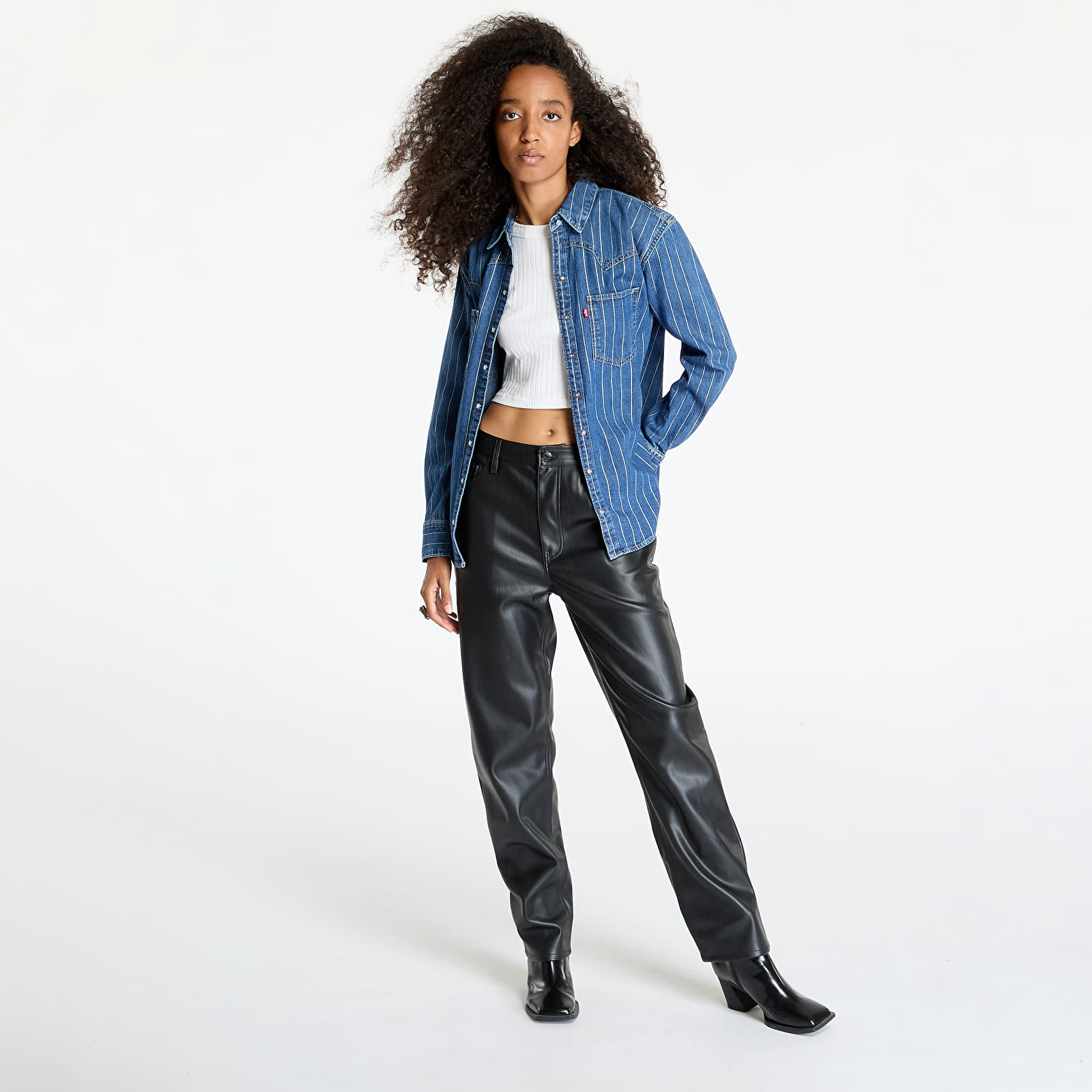 Dámske košele Levi's® Teodora Western Shirt Blue