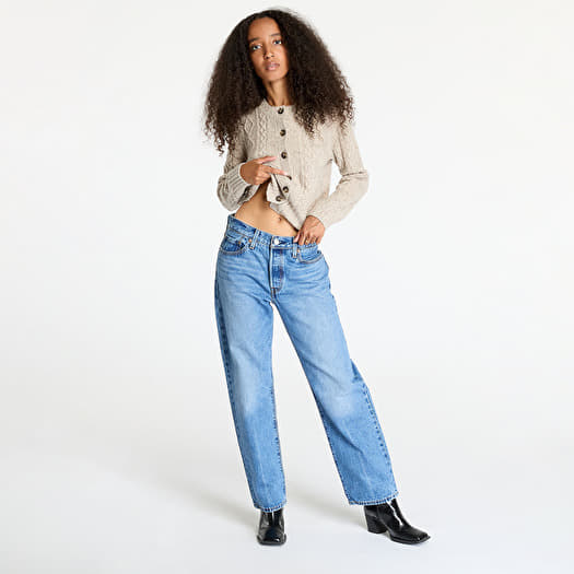 Maglioni donna Levi s Primrose Cable Cardigan Beige Footshop