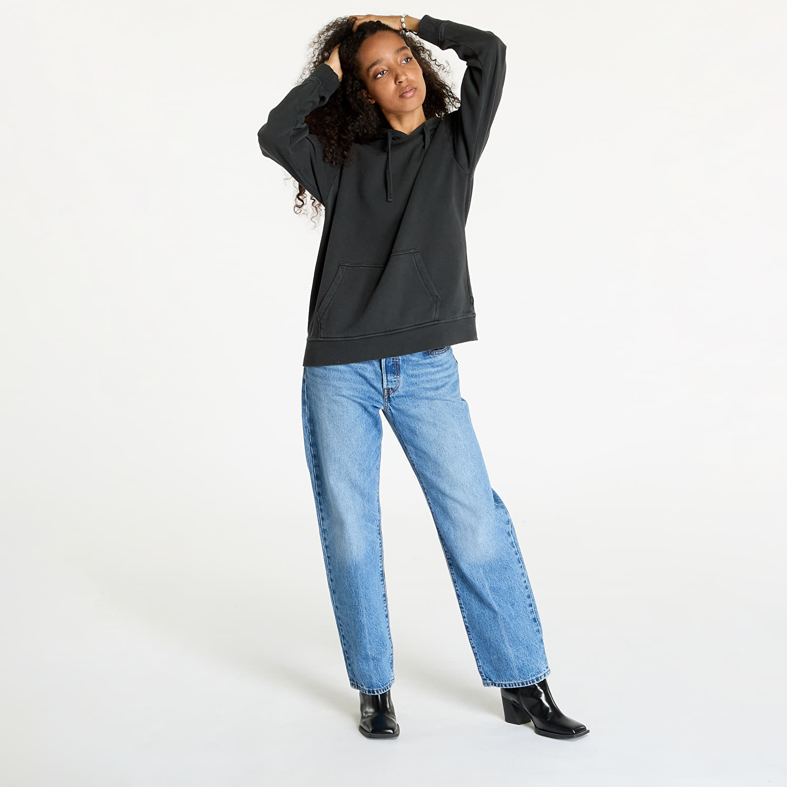Dámské mikiny Vans Shakers Bff Hoodie Black
