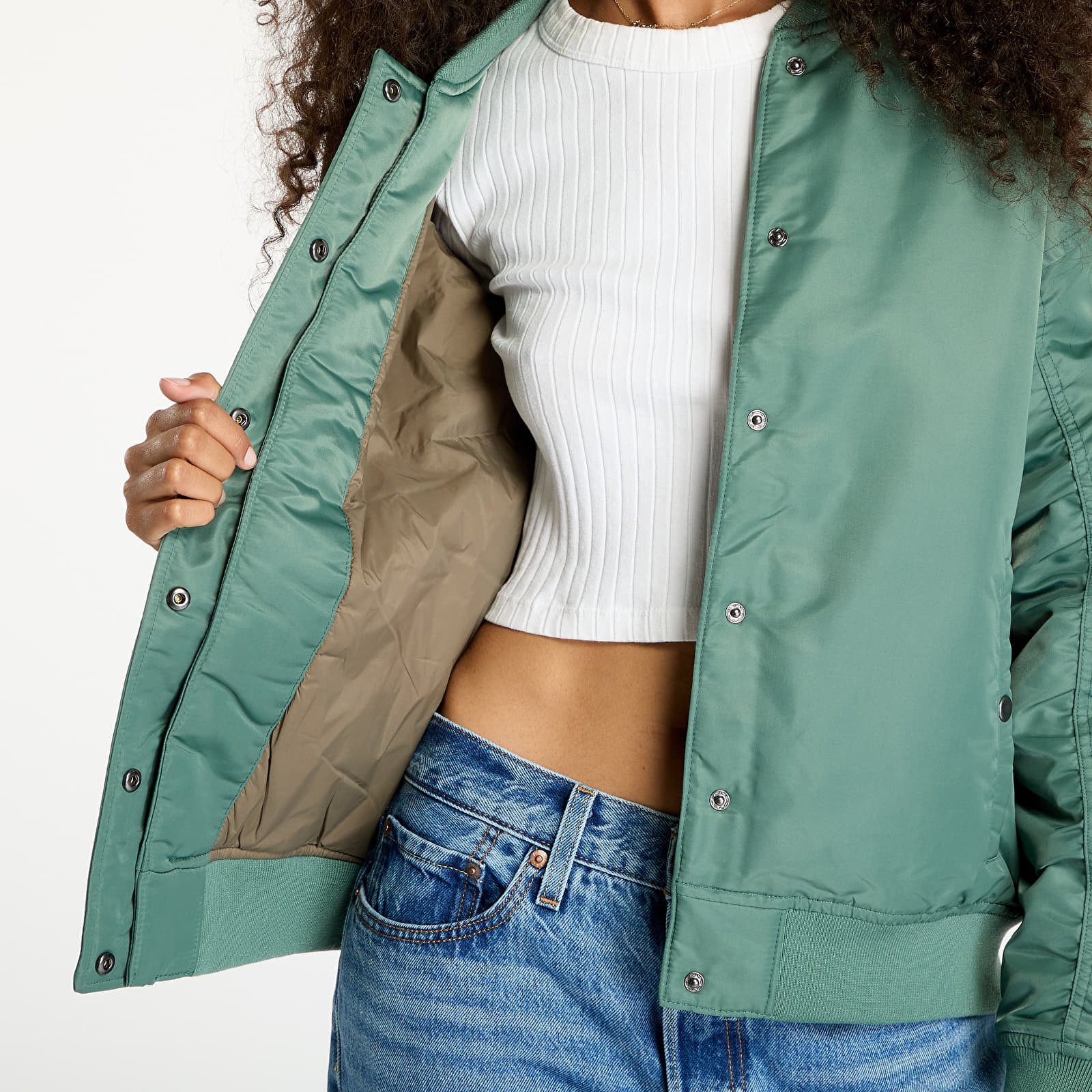Kurtki damskie Vans Bennett Bomber Dark Forest